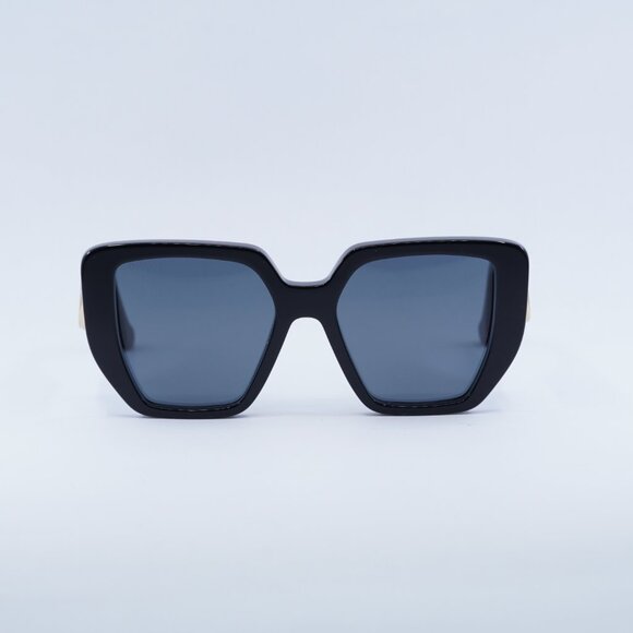 Gucci GG0956S 003 Sunglasses Black Square Frame, Grey Lenses main image 6